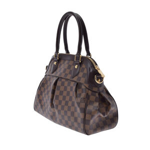 Louis Vuitton Damier Trevi Handbag Bag Brown Canvas
